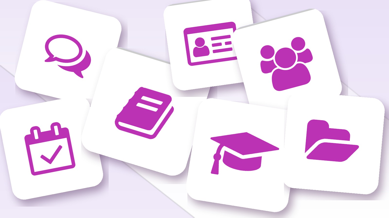 Le lanceur d'applications de Staff-Suite : Wiki, Collaborateurs, Suivi collectif, Suivi individuel, Classeurs et Journal & To do