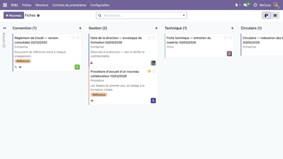Kanban du wiki